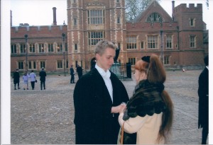 Graduating as a King's Scholar from Eton