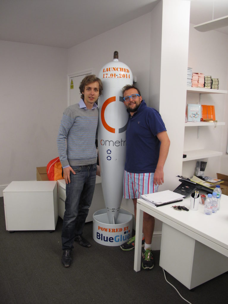 The torpedo, the CEO of BlueGlue, and me