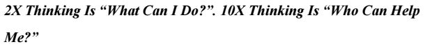 10X Thinking